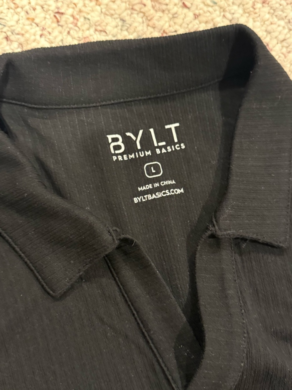 BYLT Ribbed Polo - Picture 2 of 3